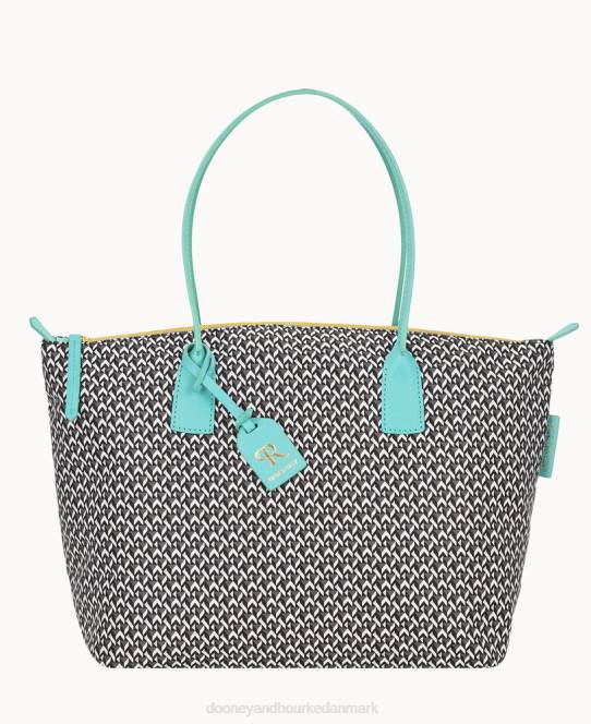 Dooney & Bourke roberta pieri tatami sjov stor robertina tote JV0J1105 poser aqua