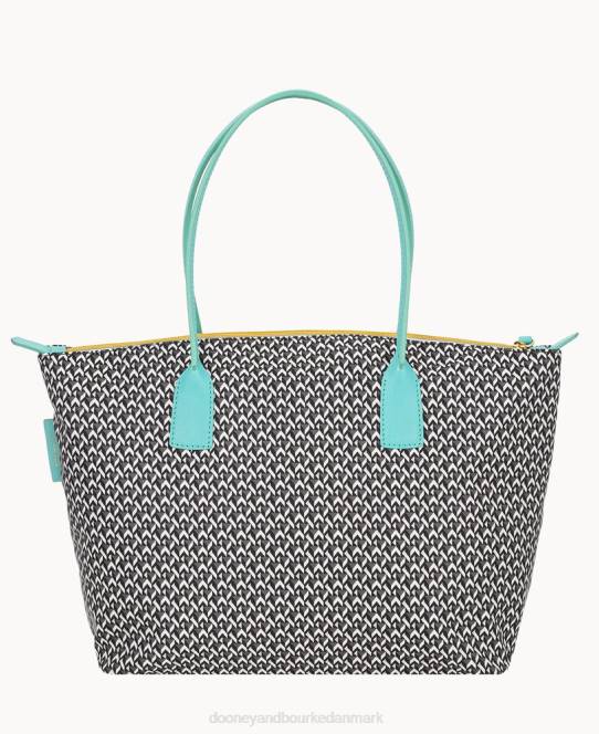 Dooney & Bourke roberta pieri tatami sjov stor robertina tote JV0J1105 poser aqua