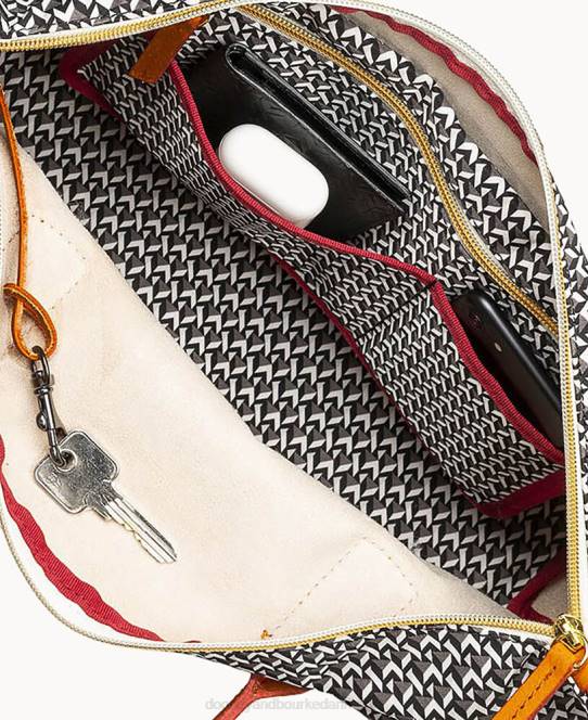 Dooney & Bourke roberta pieri tatami sjov stor robertina tote JV0J1106 poser græskar