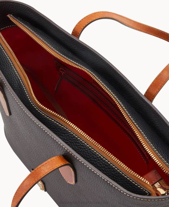 Dooney & Bourke rullestensbeholder med mellemlangt armbånd JV0J1445 poser sort