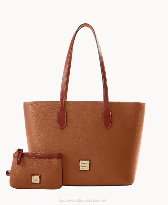 Dooney & Bourke rullestensbeholder med mellemlangt armbånd JV0J1447 poser karamel