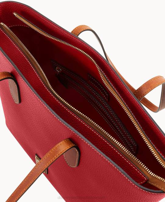 Dooney & Bourke rullestensbeholder med mellemlangt armbånd JV0J1453 poser rød