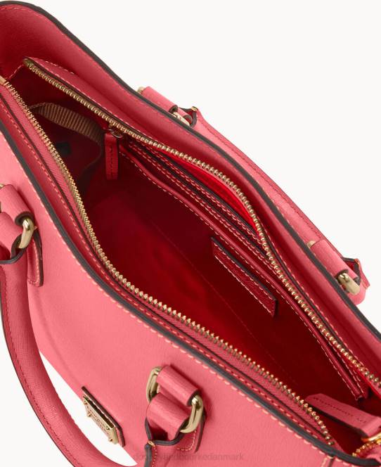 Dooney & Bourke saffiano top håndtag tote JV0J605 poser tyggegummi