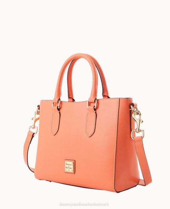 Dooney & Bourke saffiano top håndtag tote JV0J606 poser koral