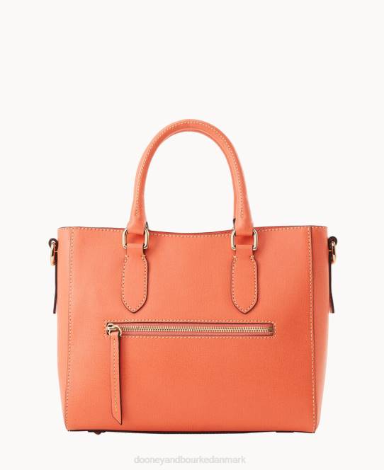 Dooney & Bourke saffiano top håndtag tote JV0J606 poser koral