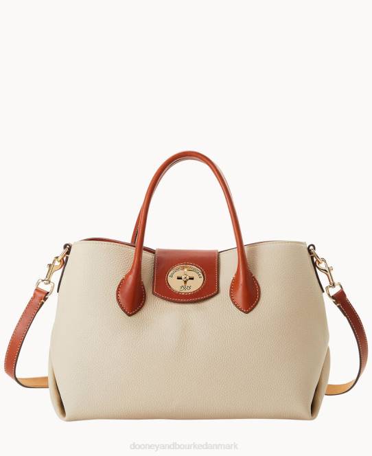 Dooney & Bourke småsten drejelås håndtag tote 30 JV0J1417 poser knogle