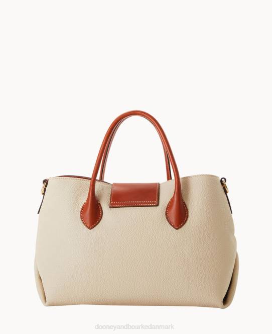Dooney & Bourke småsten drejelås håndtag tote 30 JV0J1417 poser knogle