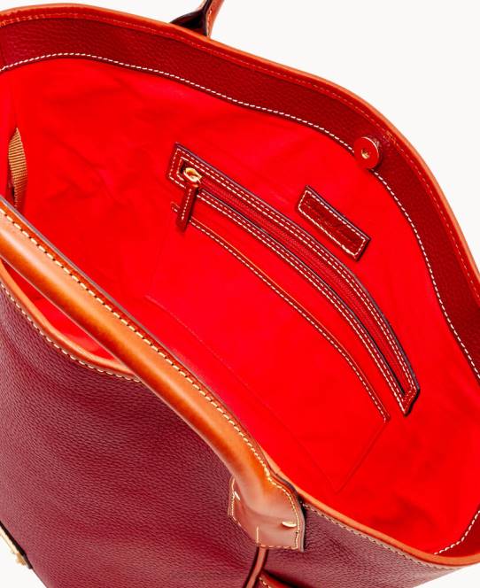 Dooney & Bourke småsten korn kristen tote JV0J1342 poser vin
