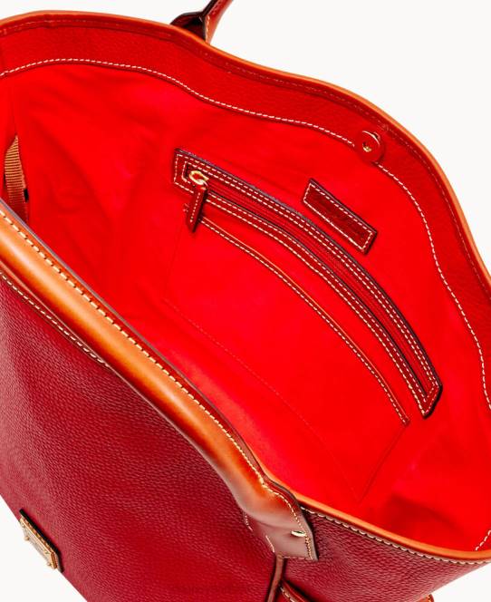 Dooney & Bourke småsten korn kristen tote JV0J1344 poser rød