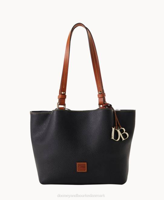 Dooney & Bourke småsten korn lille flynn JV0J3758 poser sort