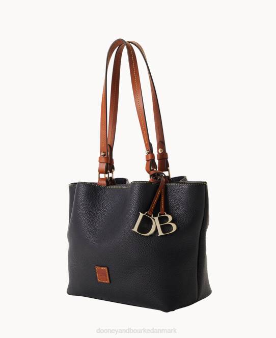 Dooney & Bourke småsten korn lille flynn JV0J3758 poser sort