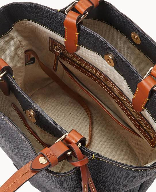 Dooney & Bourke småsten korn lille flynn JV0J3758 poser sort
