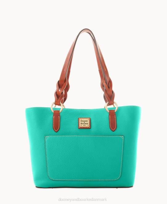 Dooney & Bourke småsten korn lille gretchen tote JV0J1350 poser grøn mynte