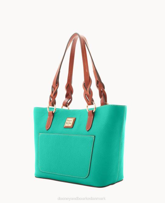 Dooney & Bourke småsten korn lille gretchen tote JV0J1350 poser grøn mynte