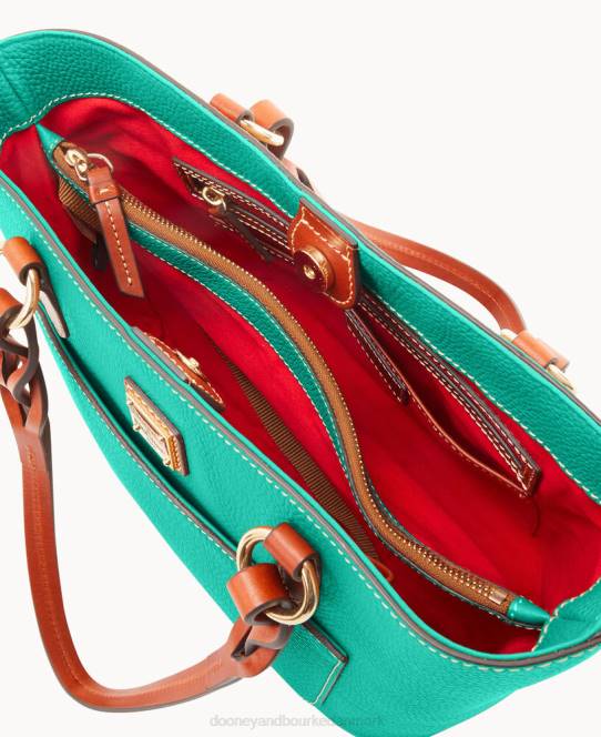 Dooney & Bourke småsten korn lille gretchen tote JV0J1350 poser grøn mynte
