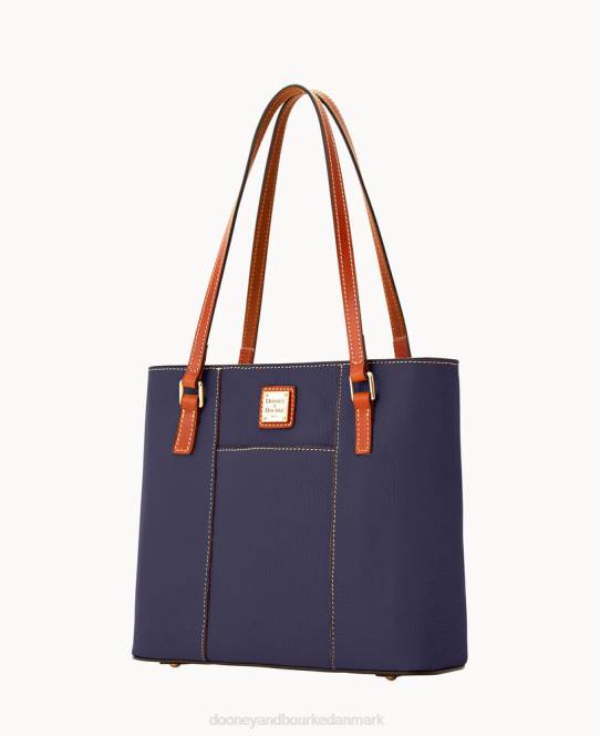 Dooney & Bourke småsten korn lille lexington JV0J943 poser midnatsblå