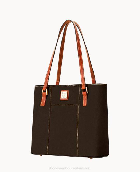 Dooney & Bourke småsten korn lille lexington JV0J953 poser brun tmoro