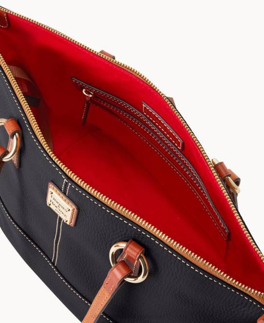 Dooney & Bourke småsten korn lille tobi tote JV0J987 poser sort
