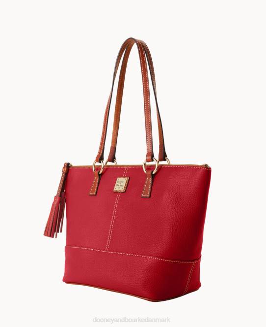 Dooney & Bourke småsten korn lille tobi tote JV0J991 poser rød