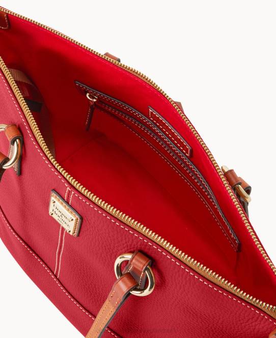 Dooney & Bourke småsten korn lille tobi tote JV0J991 poser rød