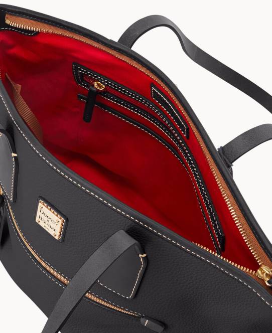 Dooney & Bourke småsten korn lille tote JV0J914 poser sort