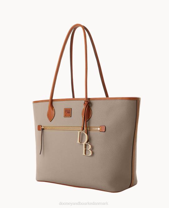 Dooney & Bourke stor kasserolle af småsten JV0J842 poser taupe
