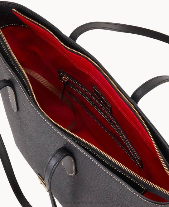 Dooney & Bourke stor kasserolle af småsten JV0J876 poser sort