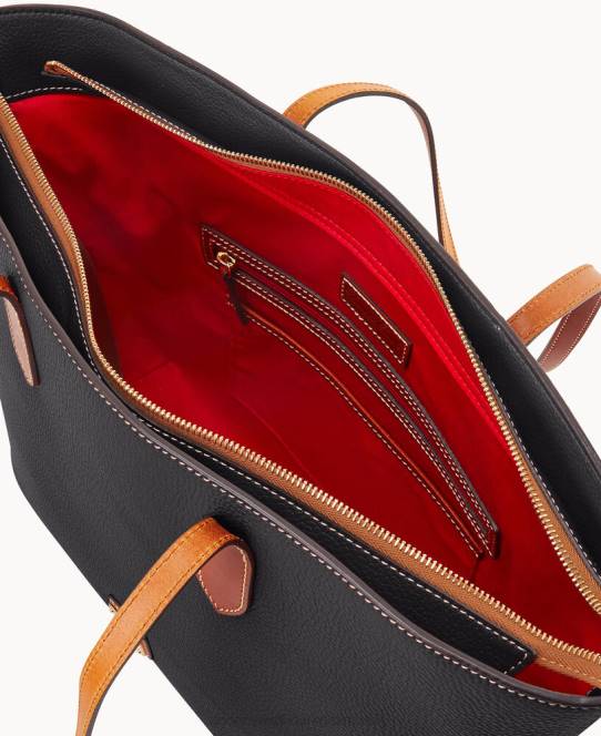 Dooney & Bourke stor kasserolle af småsten JV0J877 poser sort