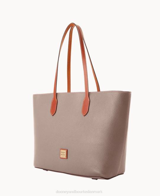 Dooney & Bourke stor kasserolle af småsten JV0J885 poser taupe