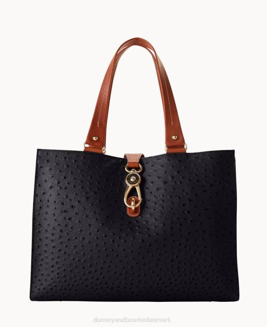 Dooney & Bourke struds stor logolåsepose JV0J1426 poser sort