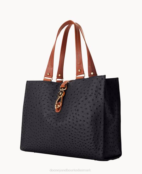 Dooney & Bourke struds stor logolåsepose JV0J1426 poser sort