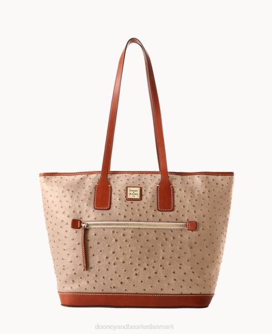 Dooney & Bourke strudsekasse JV0J1159 poser lys taupe