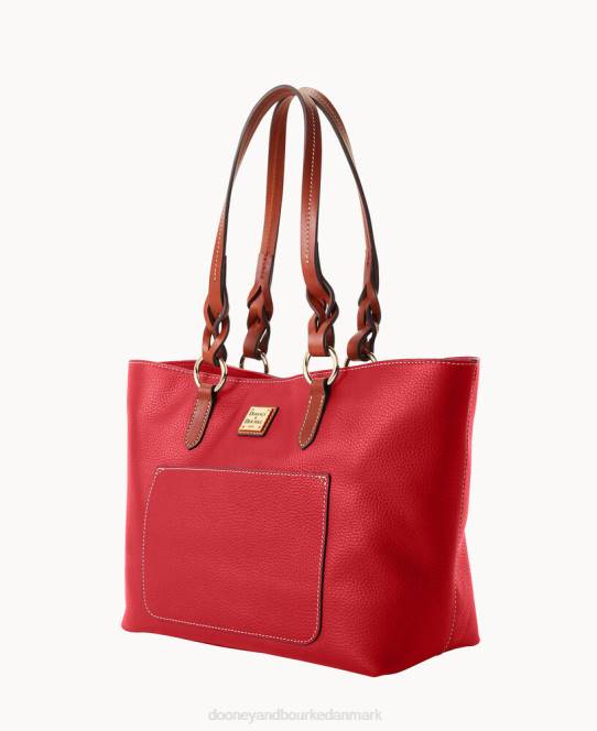 Dooney & Bourke tammy-tote af småsten JV0J891 poser rød