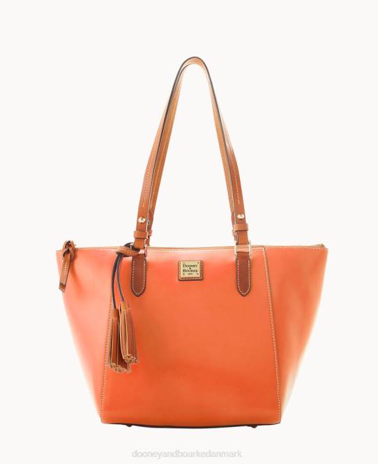Dooney & Bourke wexford læder maxine tote JV0J1335 poser koral