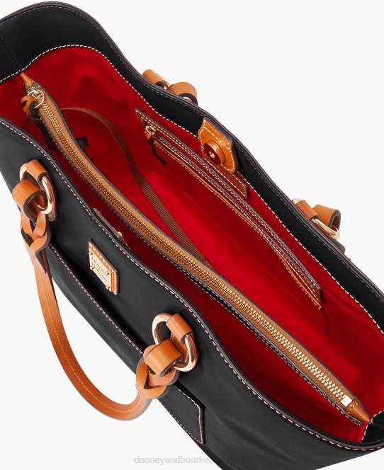 Dooney & Bourke wexford tammy-tote i læder JV0J1224 poser sort