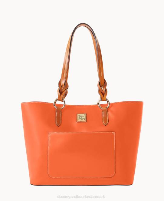 Dooney & Bourke wexford tammy-tote i læder JV0J1225 poser koral