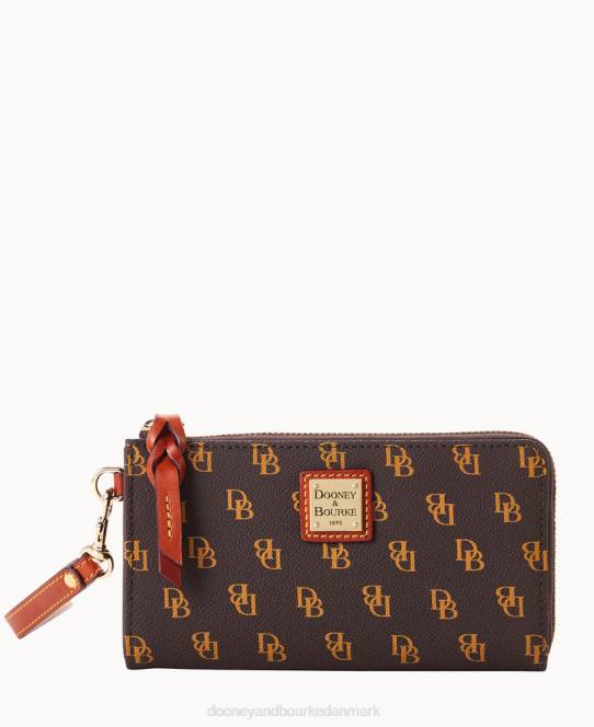 Dooney & Bourke Gretta armled med foldet lynlås JV0J4548 tilbehør brun tmoro