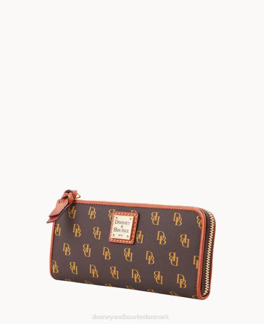 Dooney & Bourke Gretta armledsbånd med lynlås JV0J4519 tilbehør brun tmoro
