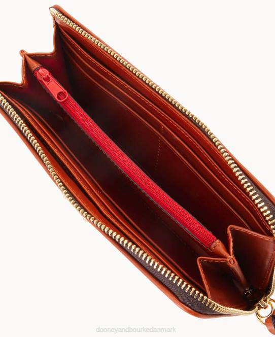 Dooney & Bourke Gretta armledsbånd med lynlås JV0J4519 tilbehør brun tmoro