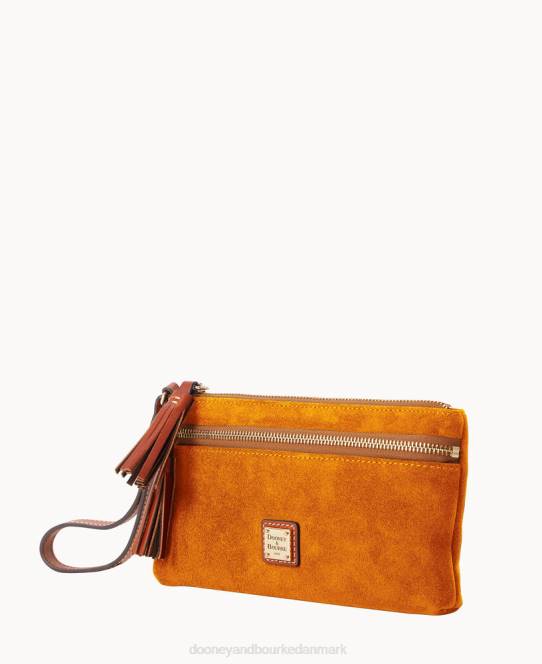 Dooney & Bourke armbånd med dobbelt lynlås i ruskind JV0J4675 tilbehør rav