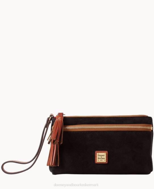 Dooney & Bourke armbånd med dobbelt lynlås i ruskind JV0J4676 tilbehør sort