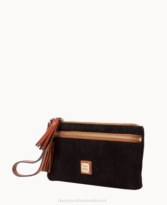 Dooney & Bourke armbånd med dobbelt lynlås i ruskind JV0J4676 tilbehør sort