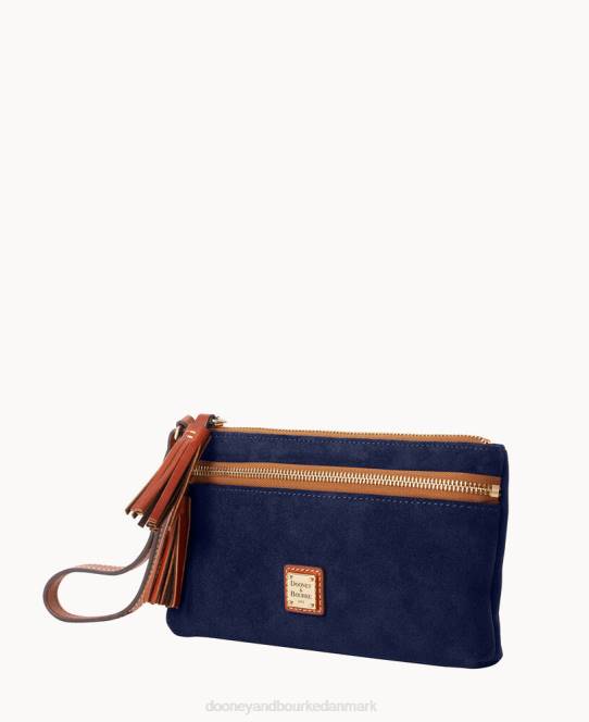 Dooney & Bourke armbånd med dobbelt lynlås i ruskind JV0J4678 tilbehør flåde
