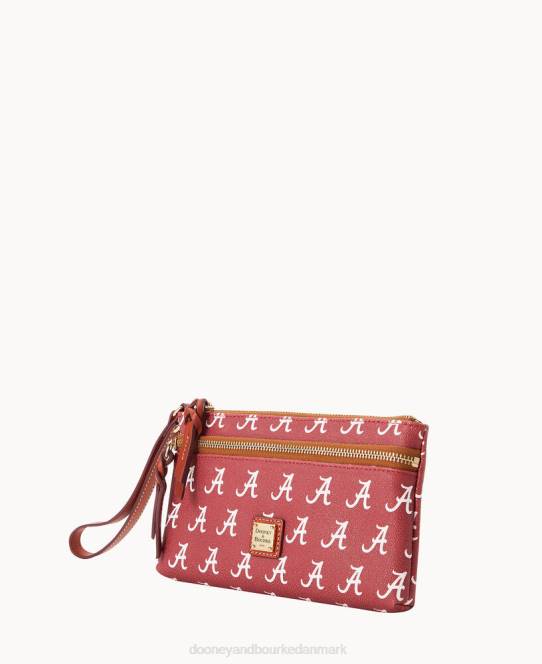 Dooney & Bourke collegiate university of alabama armbånd med dobbelt lynlås JV0J4631 tilbehør universitetet i alabama
