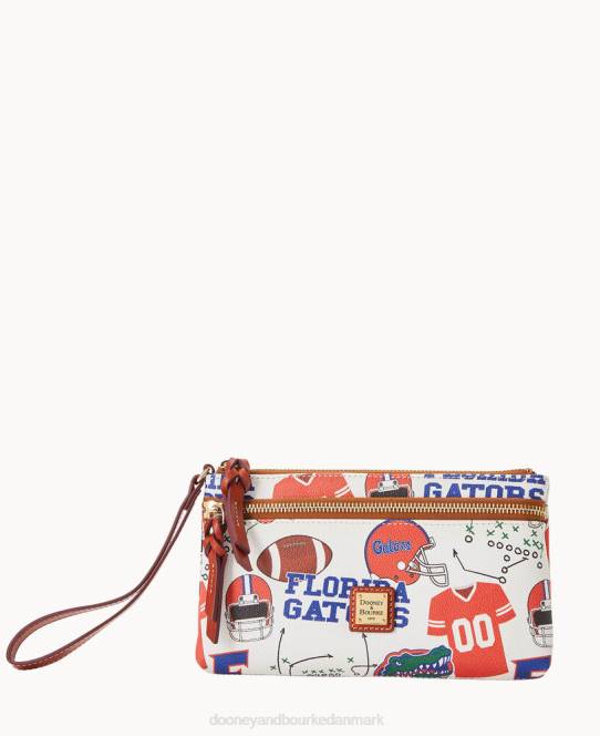 Dooney & Bourke collegiate university of florida armbånd med dobbelt lynlås JV0J4625 tilbehør universitetet i florida