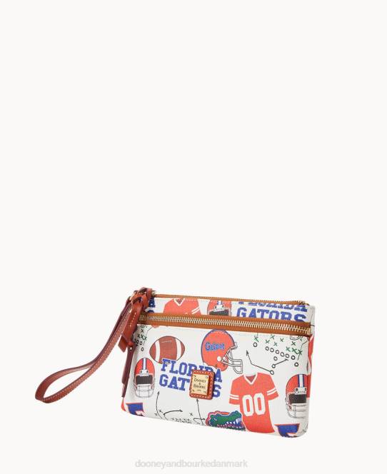Dooney & Bourke collegiate university of florida armbånd med dobbelt lynlås JV0J4625 tilbehør universitetet i florida
