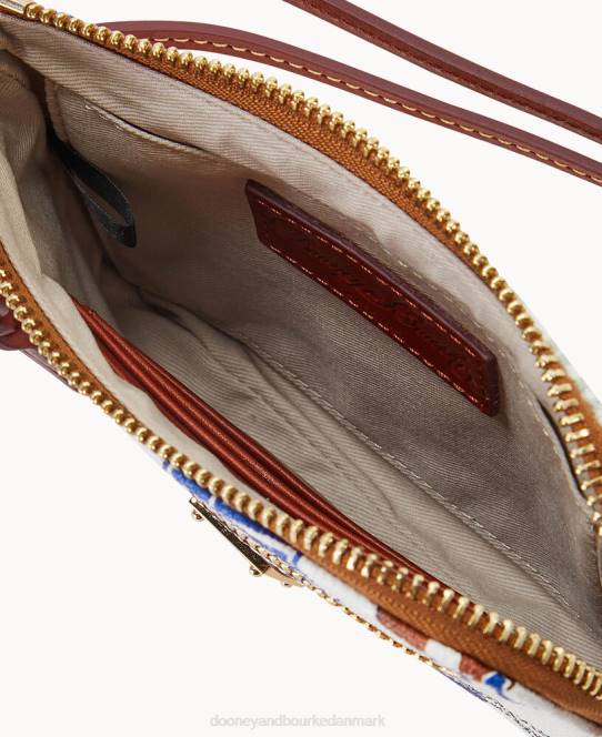 Dooney & Bourke collegiate university of kentucky lynlås om armbånd JV0J4567 tilbehør hvid multi