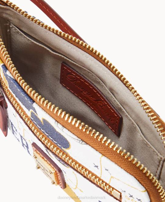 Dooney & Bourke collegiate university of zip around wristlet JV0J4569 tilbehør Notre Dame