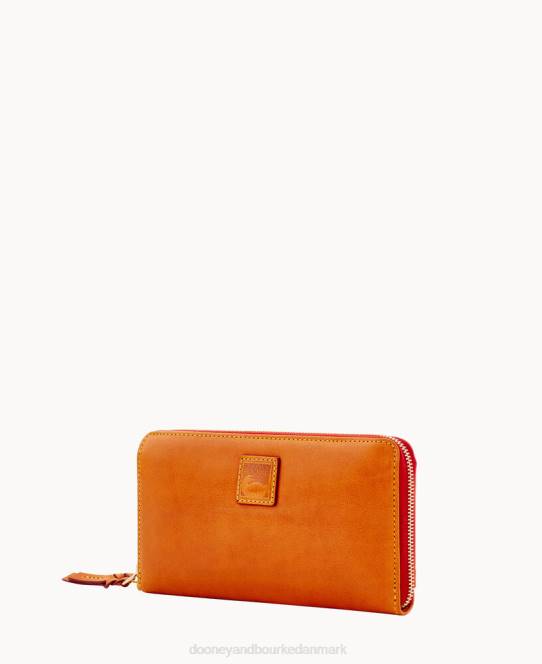 Dooney & Bourke florentinsk stor lynlås rundt om armbånd JV0J4174 tilbehør naturlig