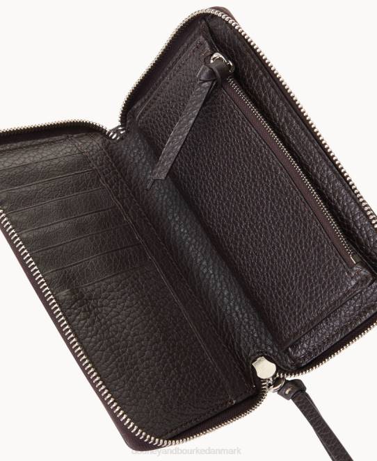 Dooney & Bourke henrys lynlås rundt om armbåndet JV0J4489 tilbehør brun tmoro